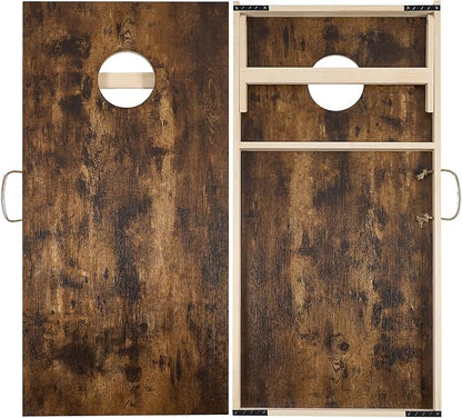 Cornhole Set 4'x2' Cornhole Board Sets with Bags Regulation Size, Corn Hole Games for Adults