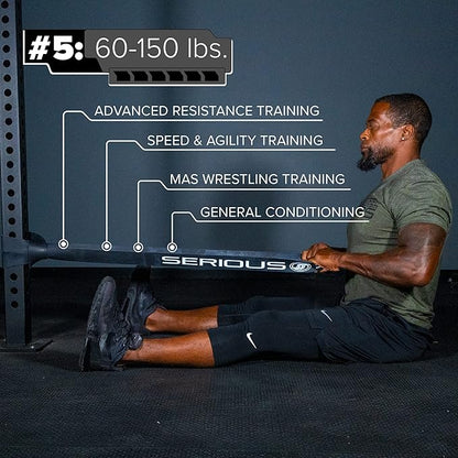 Serious Steel 41" Assisted Pull-up Band, Heavy Duty Resistance Band Sets, Stretching, Powerlifting