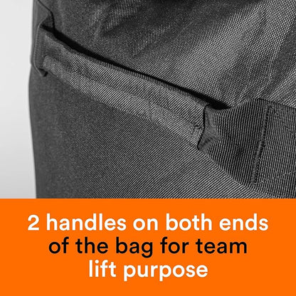 Fitdom 130L 36" Heavy Duty Extra Large Sports Gym Equipment Travel Duffle Bag W/Adjustable Shoulder