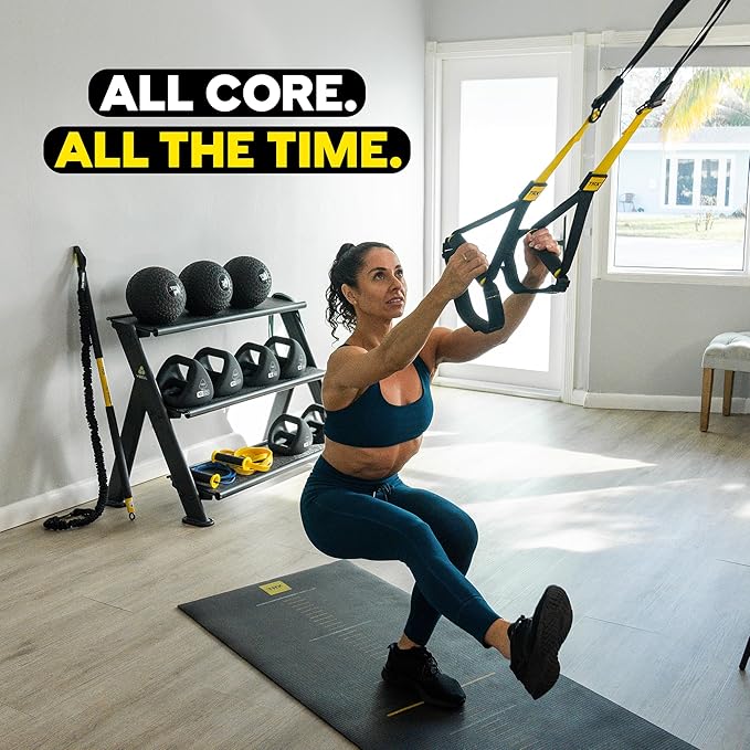 TRX PRO3 Suspension Trainer System, Durable Design for Cross-Training, Weight Training, HIIT