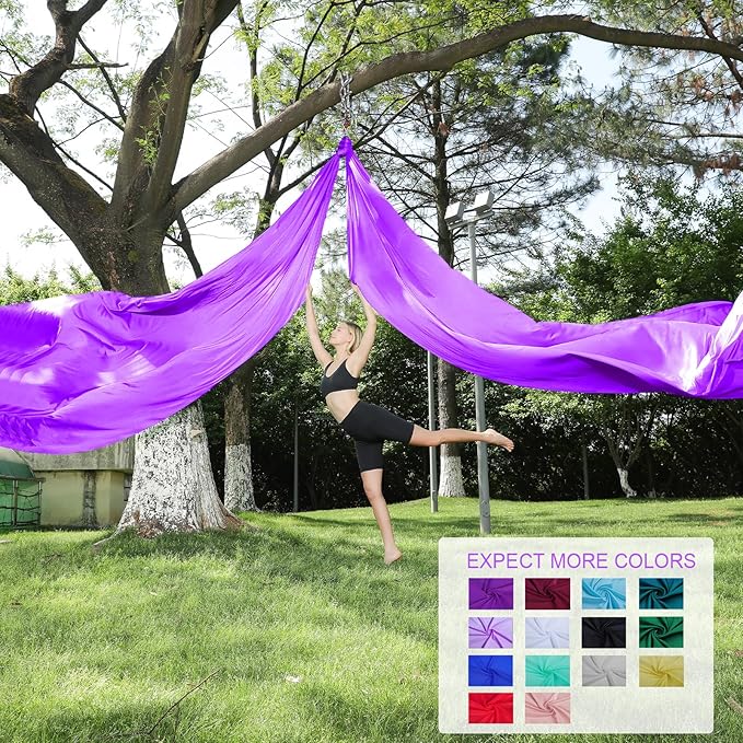 Aerial Silks 11 Yards Aerial Silks For Home Aerial Yoga Swing Aerial Yoga Hammock Swing Aerial Silk