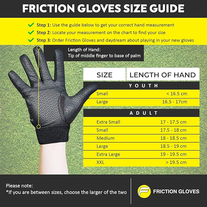 Ultimate Frisbee Gloves - Rubberized Palm & Fingers for Amazing Grip in All Conditions - Play Your