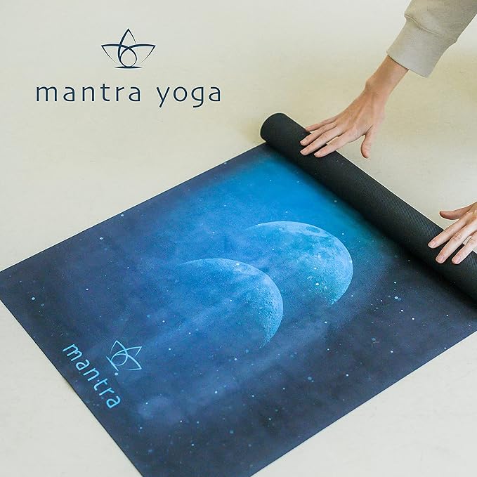 Mantra Yoga Travel PRO 1.5mm - Foldable Fitness & Exercise Mat with Bag | Lightweight, Compact &