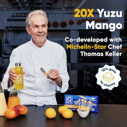 IQMIX x Chef Thomas Keller - Hydration Electrolyte Powder – 4-in-1 Formula for Hydration, Mental