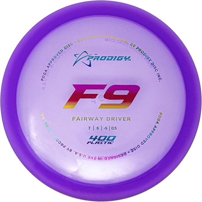 Prodigy Disc 400 F9 Disc Golf Disc - Understable Fairway Driver Disc Golf Disc for Beginners