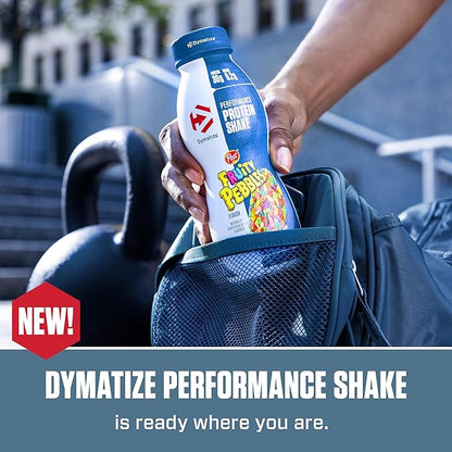 Dymatize Performance Protein Shake, Fruity Pebbles, 30g of Protein, 6.2g BCAA for Muscle Recovery