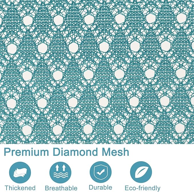 Polecasa Heavy Duty Large Mesh Laundry Bags with ID Tag and Locking Drawstring Closure - 2 Pack, 24