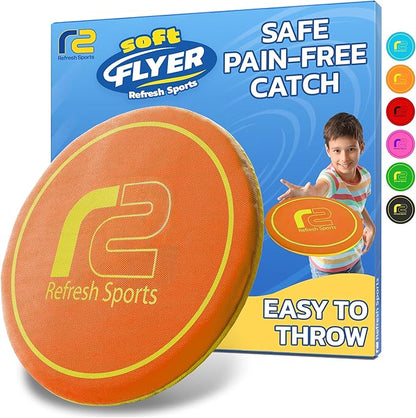 Fun Flying Toy for Kids, Teens & Adults - Beach Soft Disc - Durable Design Floats On Water - Use As