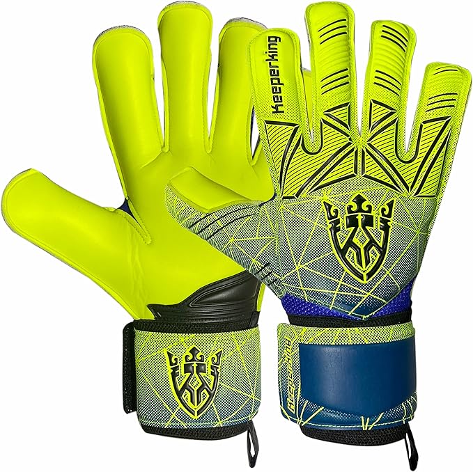 Soccer Goalie Goalkeeper Gloves for Kids Boys Youth & Adult,Latex Strong Grip Palms with Removable