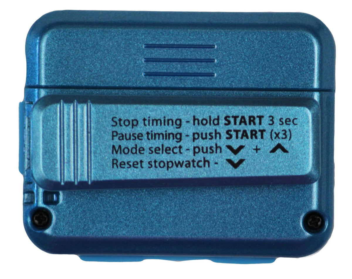 Gymboss Interval Timer and Stopwatch - Teal/Blue Metallic Gloss