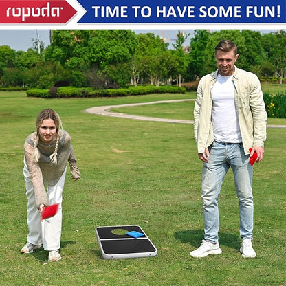 ROPODA Portable Cornhole Board Set,24 x 16 in Corn Hole Games for Adults with 8 Bean Bags