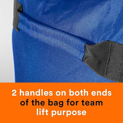 Fitdom 130L 36" Heavy Duty Extra Large Sports Gym Equipment Travel Duffle Bag W/Adjustable Shoulder