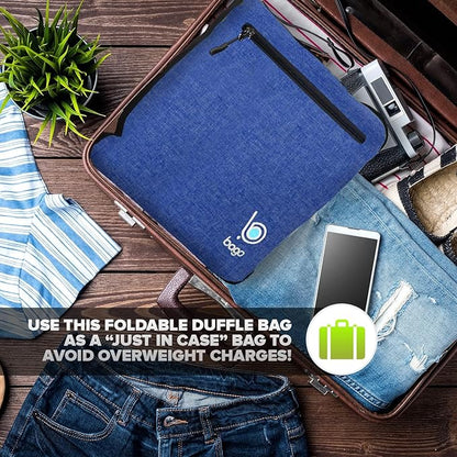 Bago Large Foldable Duffel Bags for Traveling Women & Men - 100L Packable Duffle Bag for Travel