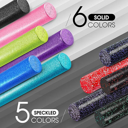 Yes4All High-Density EPP Round Back Roller Foam, Exercise Foam Roller for Yoga, Pilates &