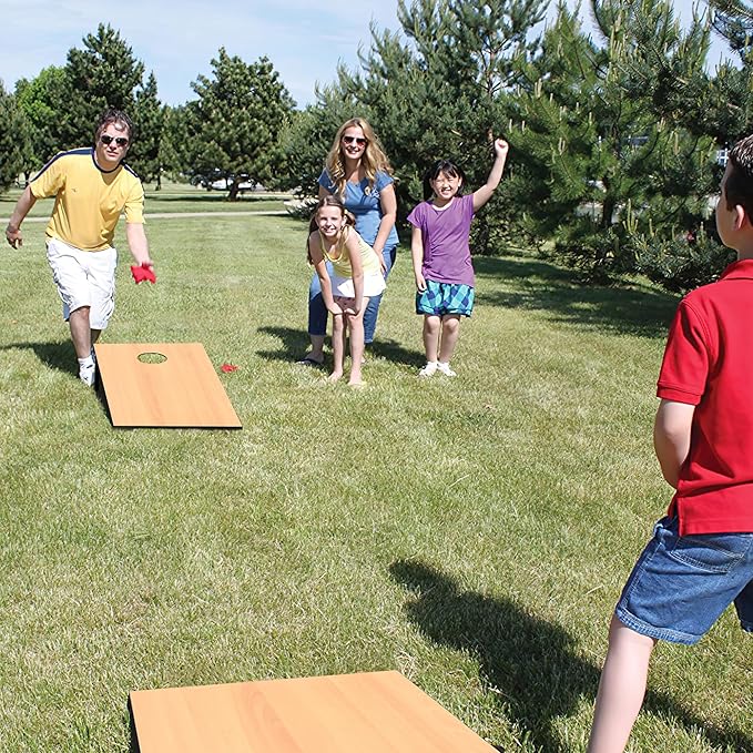 Cornhole Set, Regulation/Tailgate Size Cornhole Boards with 8 Bean Bags and Carrying Case, 4x2/3x2