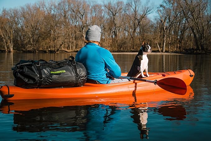 Waterproof Duffle Bag for Travel and Camping with Roll-Top Closure, Durable, All-Weather, and