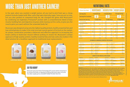 Metabolic Nutrition - Musclean - Milkshake, Whey High Protein Meal Replacement, Maintenance