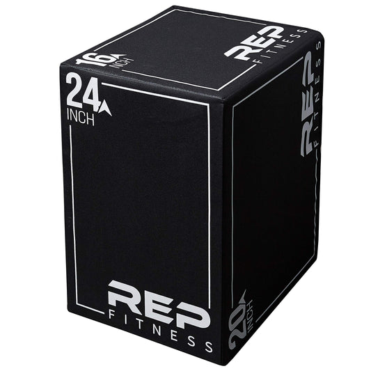 REP 3 in 1 Soft Plyo Box | 24 inch | 3-in-1 Foam Jump Box | Plyometric Training Platform | Home Gym