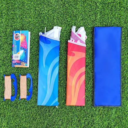 Mint's Colorful Life Devil Fish Kite for Kids and Adults，Easy to Fly Delta Kites Single Line Large