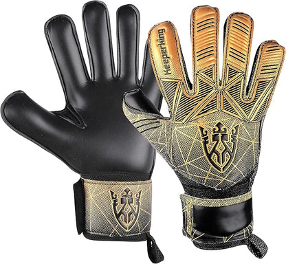 Soccer Goalie Goalkeeper Gloves for Kids Boys Youth & Adult,Latex Strong Grip Palms with Removable