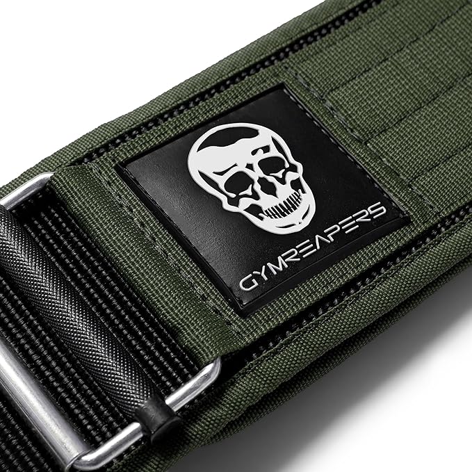 Gymreapers Quick Locking Weight Lifting Belt for Men Gym Belt for Powerlifting Deadlift Belt with 4
