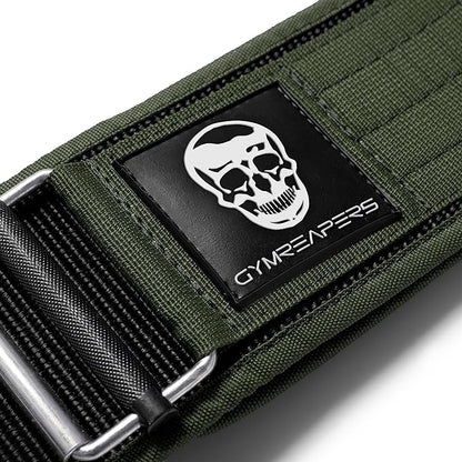 Gymreapers Quick Locking Weight Lifting Belt for Men Gym Belt for Powerlifting Deadlift Belt with 4