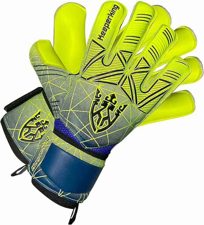Soccer Goalie Goalkeeper Gloves for Kids Boys Youth & Adult,Latex Strong Grip Palms with Removable