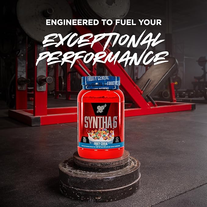 BSN SYNTHA-6 Premium Protein Powder with 6g of Fiber, Whey Protein, Micellar Casein, Milk Protein