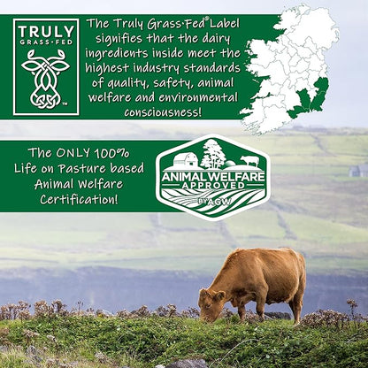 Grass Fed Whey Protein Powder Isolate - Unflavored - Unsweetened - Certified Entire Life On Pasture