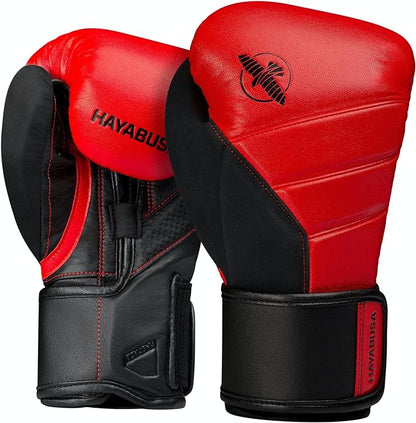 Hayabusa T3 Boxing Gloves for Men and Women Wrist and Knuckle Protection, Dual-X Hook and Loop