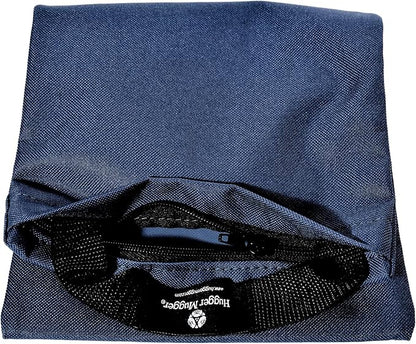 Hugger Mugger Unfilled 10lb Yoga Sandbag - Adds Weight to Your Poses, Zipper Cover, Sturdy Handle