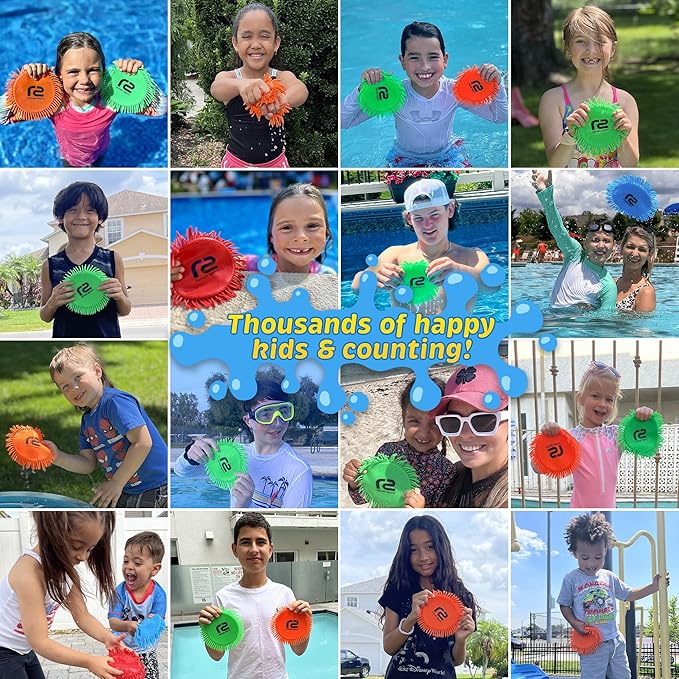 Water Spraying Flying Disc – Ultimate Pool Toy for Kids, Tweens & Teens! Soft & Safe for Splashy