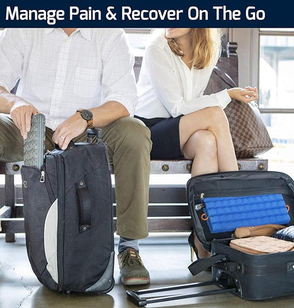 Morph Foam Roller (Alpha-Midnight) Collapsible Travel Foam Roller for Back Pain Relief, Workout