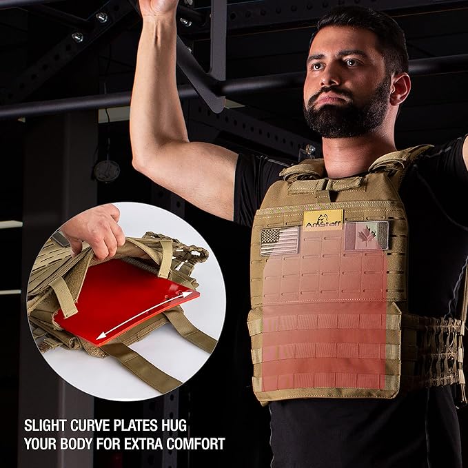 Weight Vest Plates for Tactical Weighted Vests ??WODs, Workout, Strength and Endurance Training