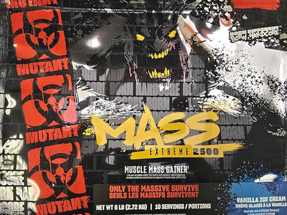 Mutant Mass Extreme Gainer ??Whey Protein Powder ??Build Muscle Size and Strength ??High Density