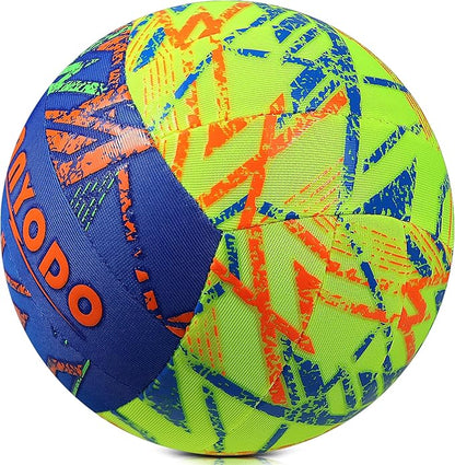 YANYODO Swimming Pool Waterproof Beach Volleyball, Soft Indoor Outdoor Size 5 Volleyball with Pump