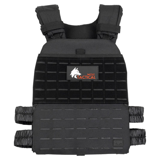 Wolf Tactical Adjustable Weighted Vest for Men & Women - Rucking, Workout, Running, Walking &