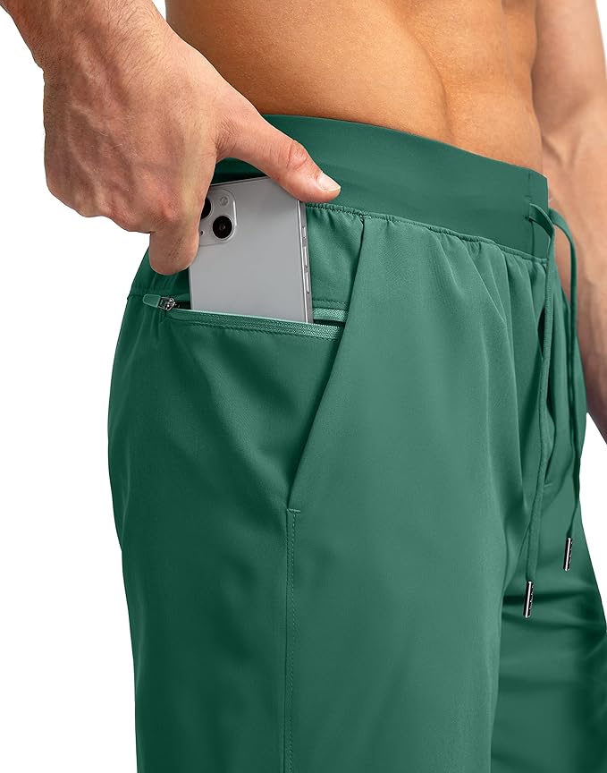 Men's Running Shorts with Zipper Pockets 9 Inch/ 7 Inch / 5 Inch Lightweight Quick Dry Gym Workout