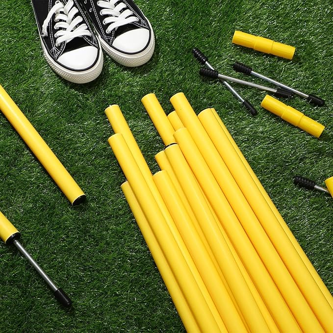 Blulu Training Agility Poles 5ft Forza Slalom Adjustable Soccer Training Poles Soccer Sticks