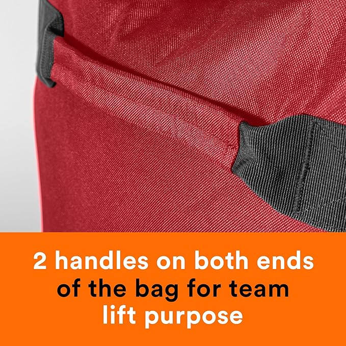 Fitdom 130L 36" Heavy Duty Extra Large Sports Gym Equipment Travel Duffle Bag W/Adjustable Shoulder