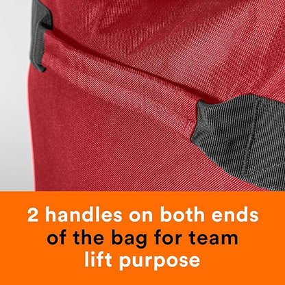 Fitdom 130L 36" Heavy Duty Extra Large Sports Gym Equipment Travel Duffle Bag W/Adjustable Shoulder