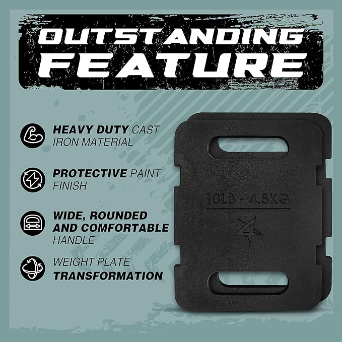 Yes4All Adjustable Ruck Weight with Straps for Rucking, Swings, Squat & Strength Training