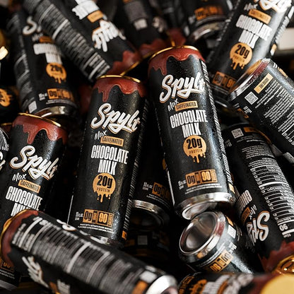 High Protein Max Chocolate Milk with 140mg Caffeine & 20g Protein - 90 Calories, Ready to Drink