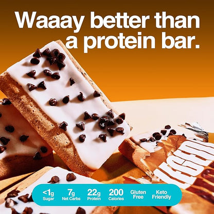 Legendary Foods 22g Protein Pastry+ S'mores Low Carb Meal Replacement Bar - Low Glycemic, Gluten