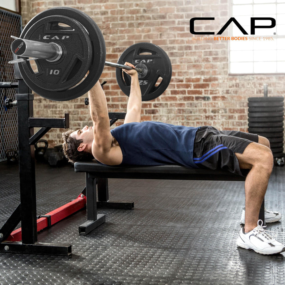 CAP Barbell 285 LB Elite Olympic 2-Inch Cast Iron Weight Plate Set