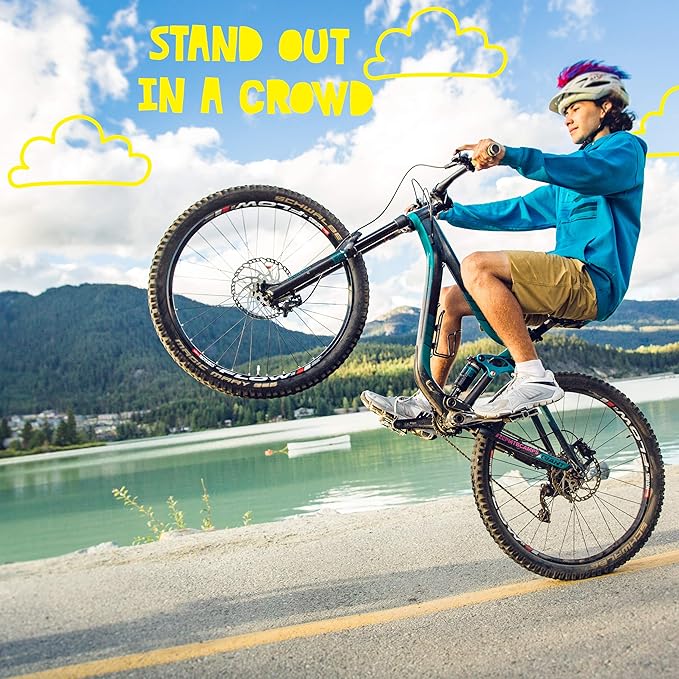 Iguana Helmet Accessories w/Sticky Hook & Loop Fastener Adhesive (Helmet not Included), Fun Helmet