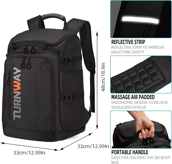 Ski/Snowboard Boot Bag/Skating Bag | Excellent for Store and Transport Gear, Jacket, Helmet