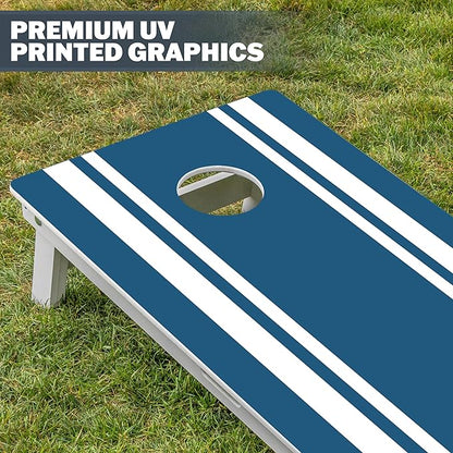 GoSports 4 x 2 ft Resort Collection All Weather Cornhole Boards - Choose Rustic, Beach, White DIY