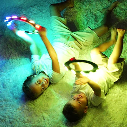 TOSY Flying Ring - 16 Million Color RGB LEDs, Super Bright, Lost Mode, Auto Light Up, Camping