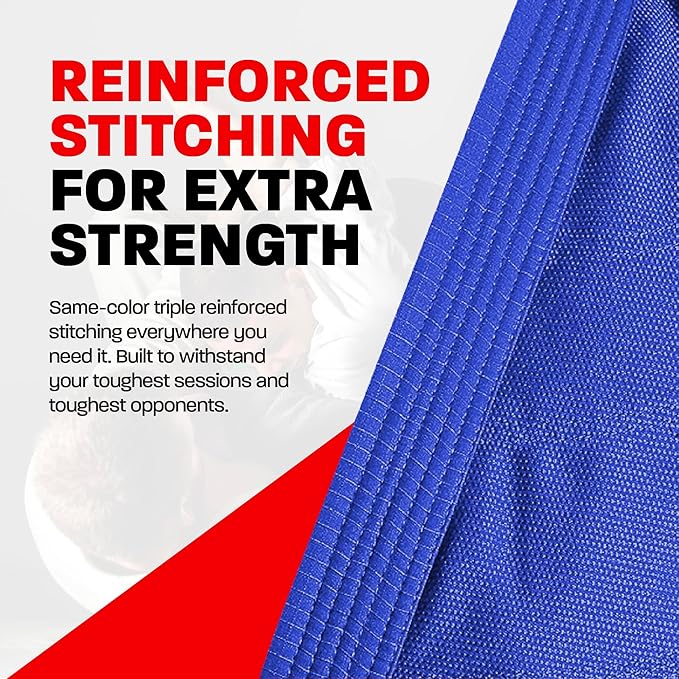 Hawk Sports Brazilian Jiu Jitsu Gi for Men and Women with Jacket, Pants, and White Belt for Martial